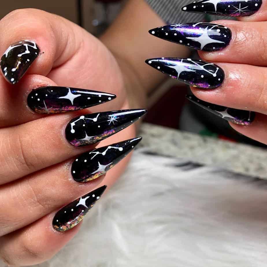 18 Astonishing Galaxy Nails To Feel Like You're In Outer Space