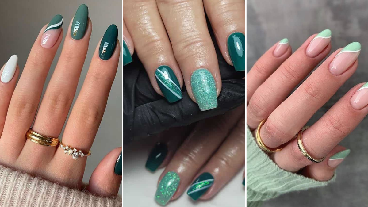 20 Chic Green Nail Designs That Exude Confidence