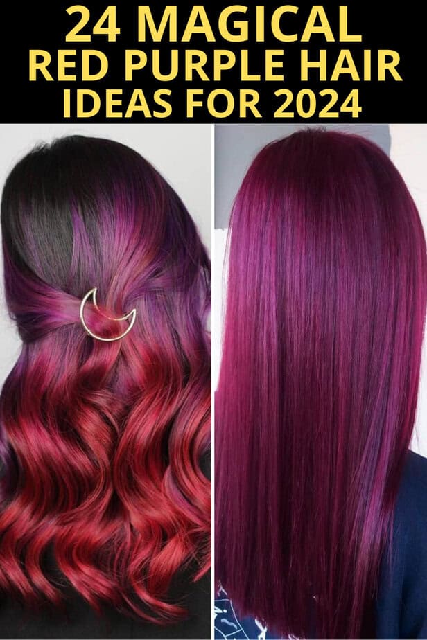 24 Magical Red Purple Hair Ideas For 2024