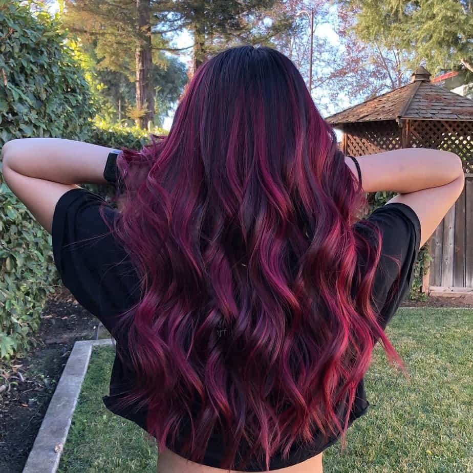 24 Magical Red Purple Hair Ideas For 2024