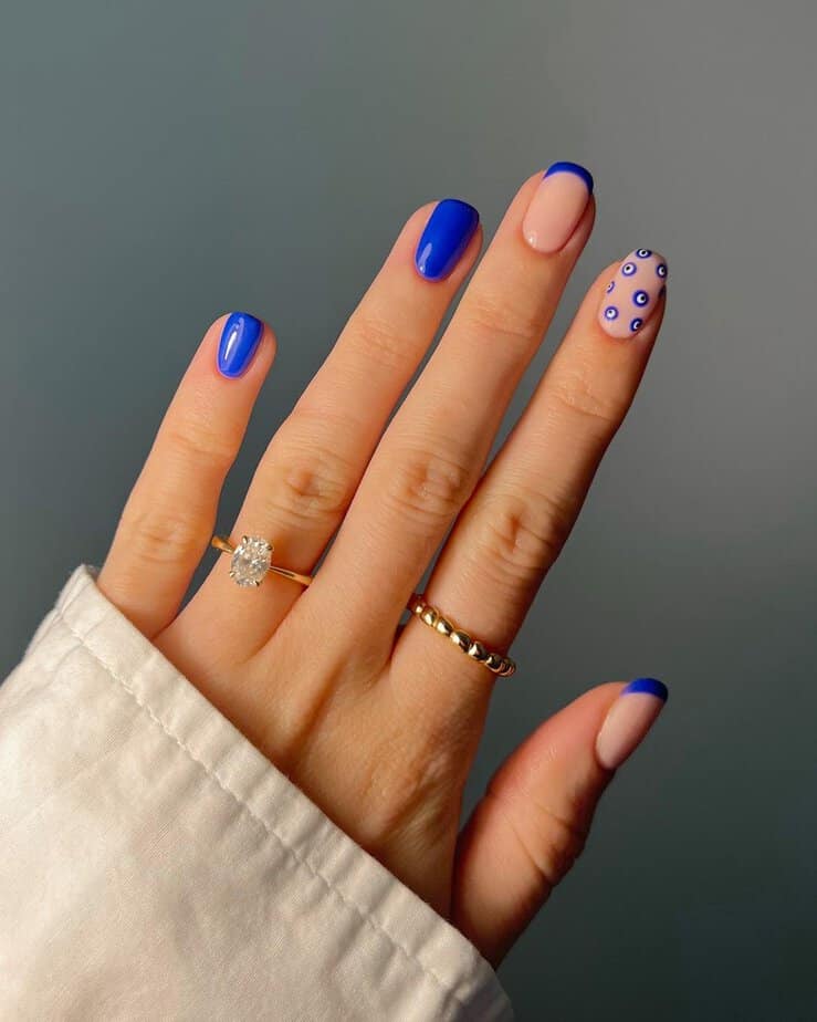 18 Cute Evil Eye Nails To Feel Safe And Protected