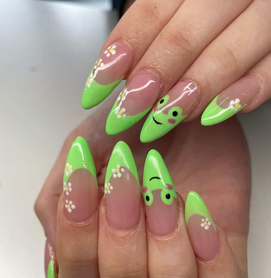 20 Green Nail Designs To Make Everyone Green With Envy