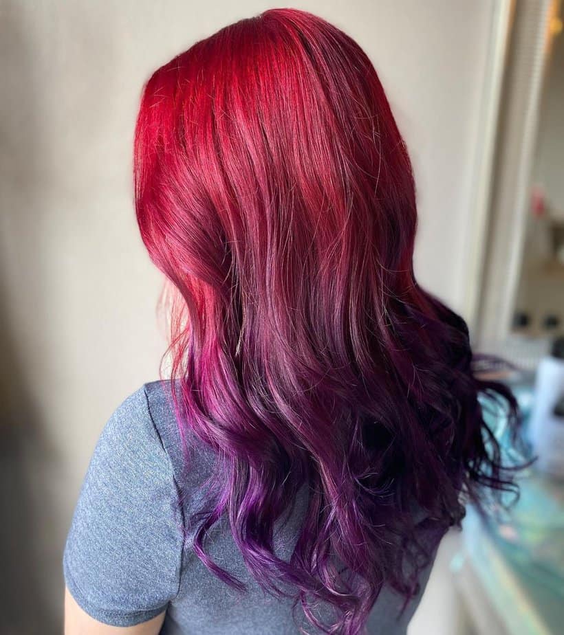 24 Magical Red Purple Hair Ideas For 2024