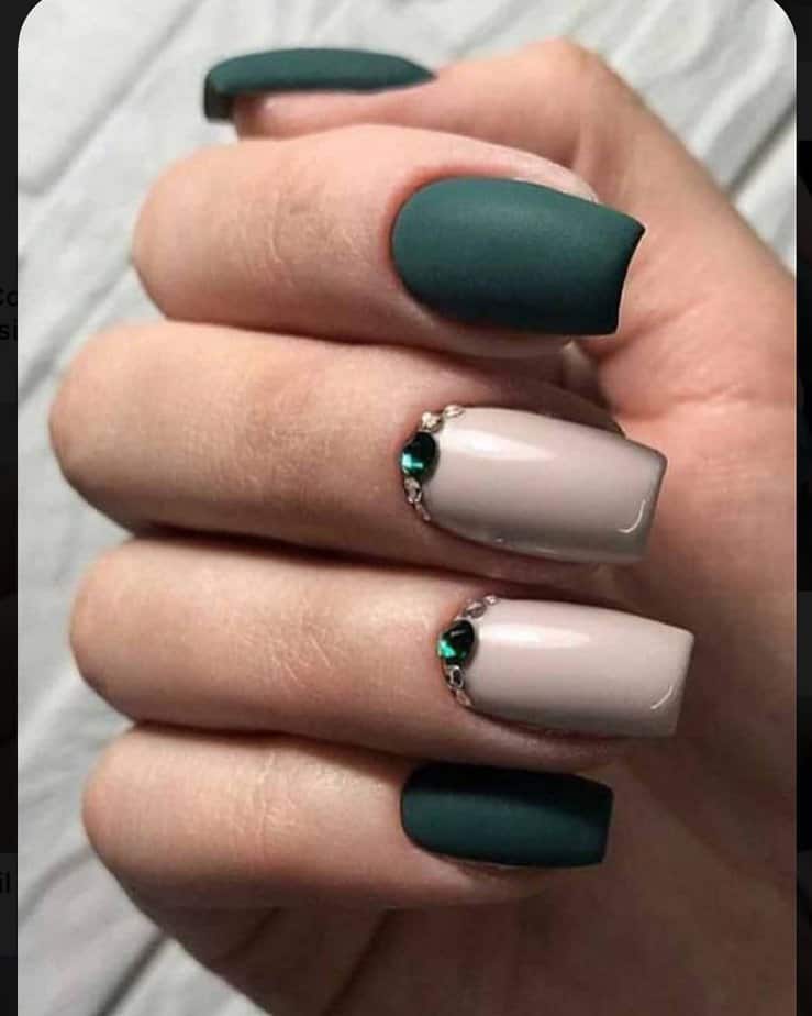 20 Green Nail Designs To Make Everyone Green With Envy