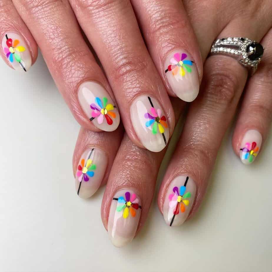 18 Daisy Nail Designs For The Cutest Summer Manicure