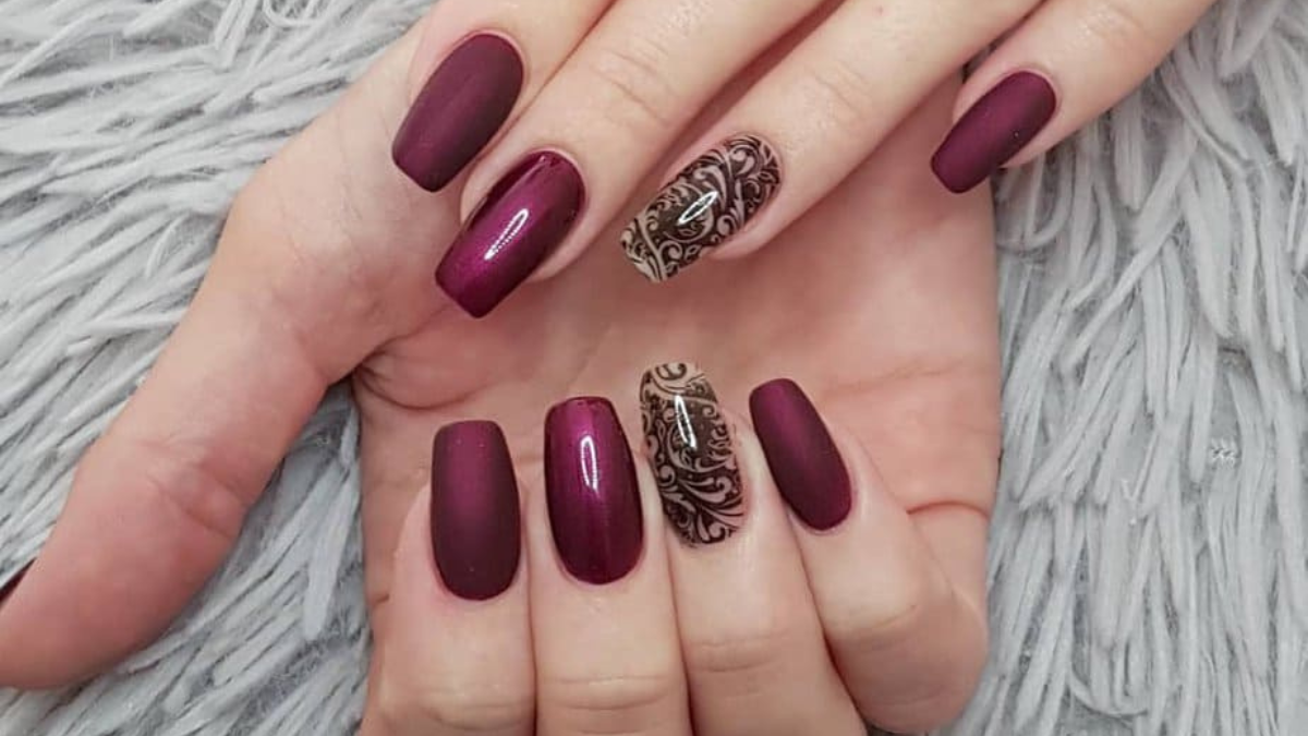 20 Glamorous Black Cherry Nail Designs for an Unmatched Blend of Style and Allure