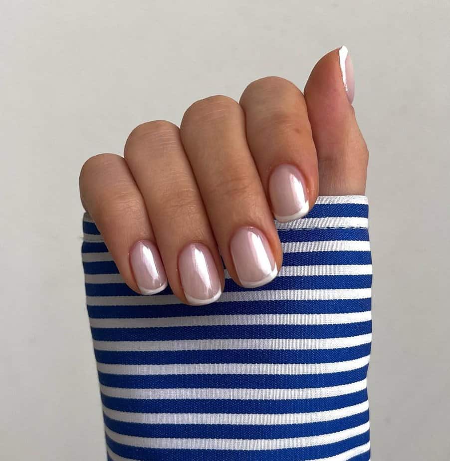 38 Timeless Neutral Short Nails For A Sophisticated Look