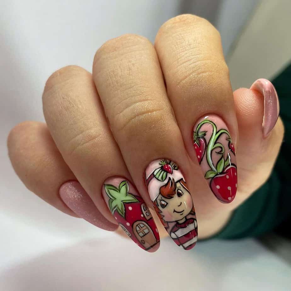 36 Fun Cartoon Nail Designs For Your Next Manicure