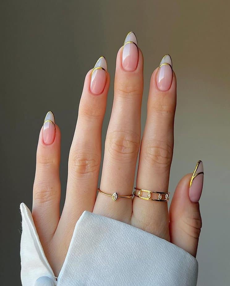 36 Glorious Gold Nails Fit For Royalty