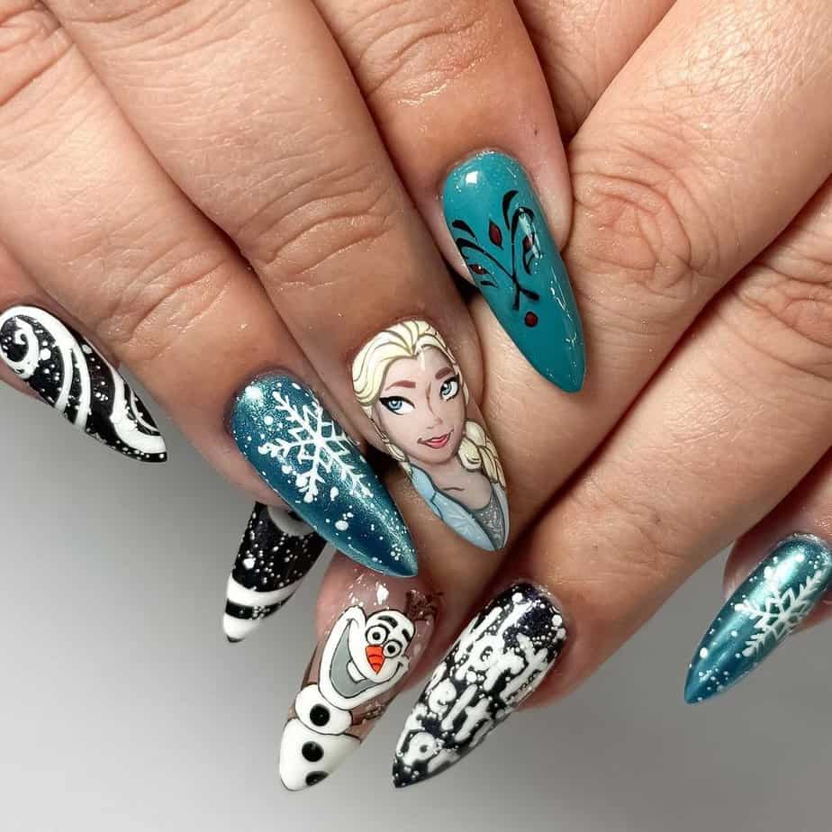 36 Fun Cartoon Nail Designs For Your Next Manicure