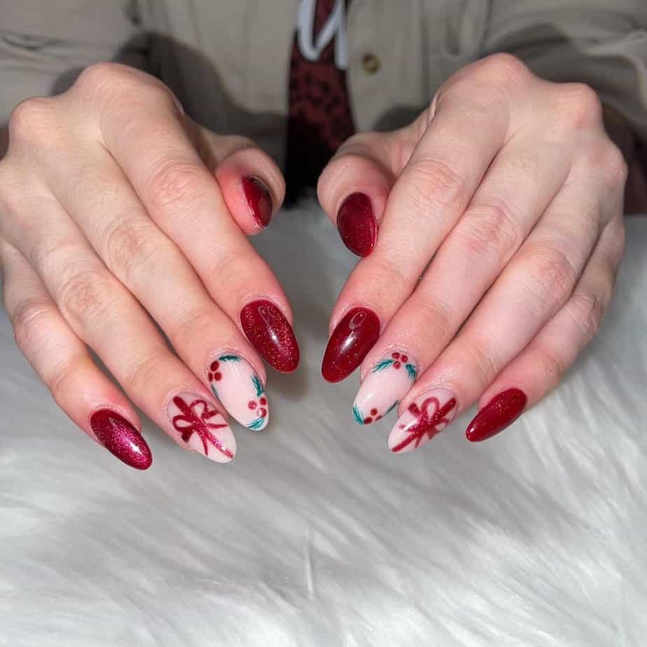 38 Chic Red Velvet Nails For A Luxurious And Timeless Style