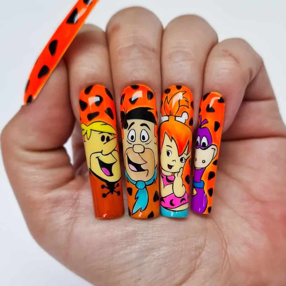 36 Fun Cartoon Nail Designs For Your Next Manicure