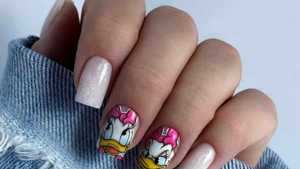 18 Adorable Cartoon Nail Designs for a Manicure That Pops