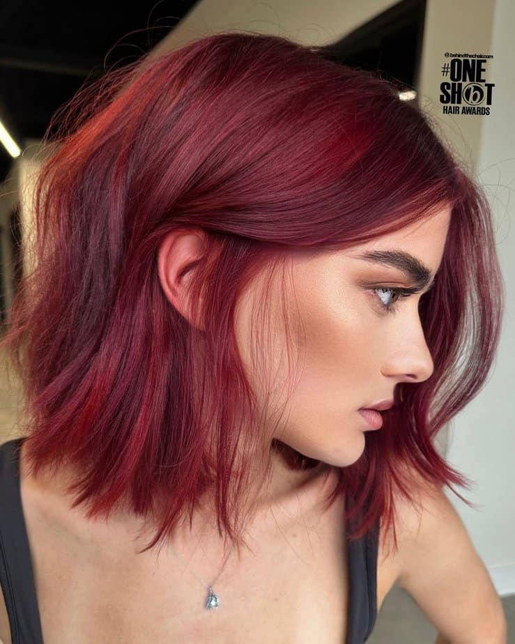 34 Enchanting Cherry Red Hair Ideas That Will Capture Hearts