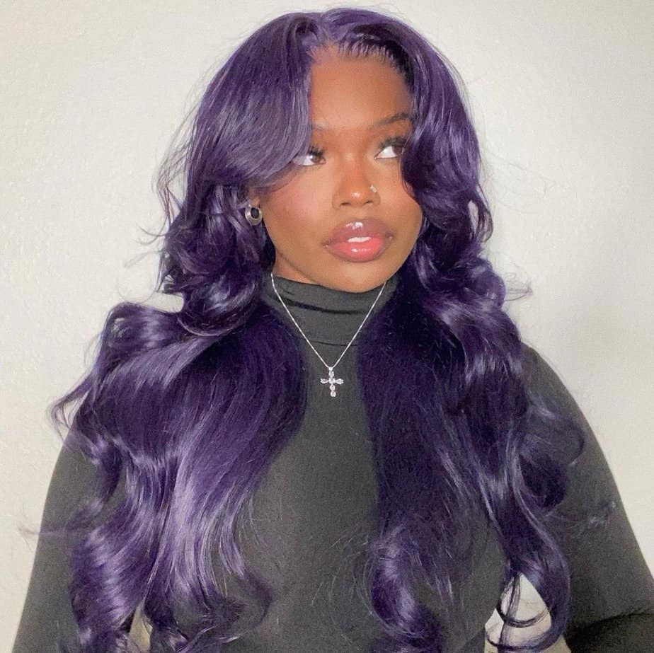 28 Mystical Midnight Purple Hairstyles For Modern Magic