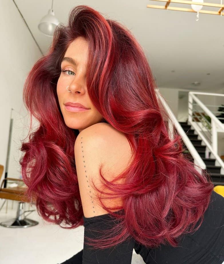 34 Enchanting Cherry Red Hair Ideas That Will Capture Hearts