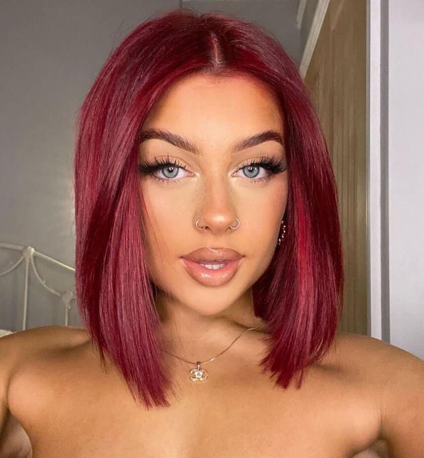 34 Enchanting Cherry Red Hair Ideas That Will Capture Hearts