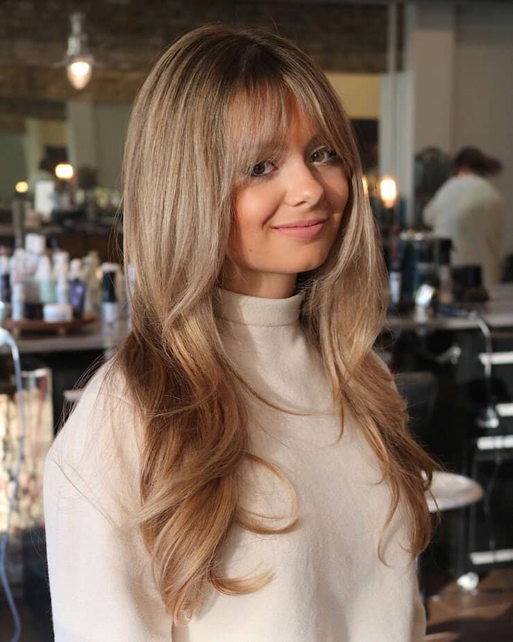 Discover 34 Trendy Curtain Fringe Styles For Long Hair