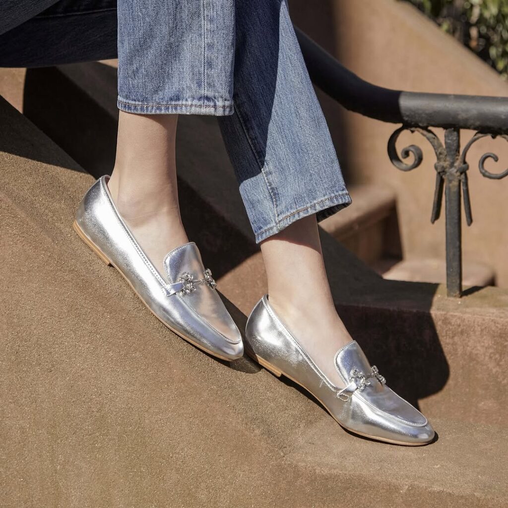 5 Reasons Why Metallic Flats Are The Fashion Staple (5)