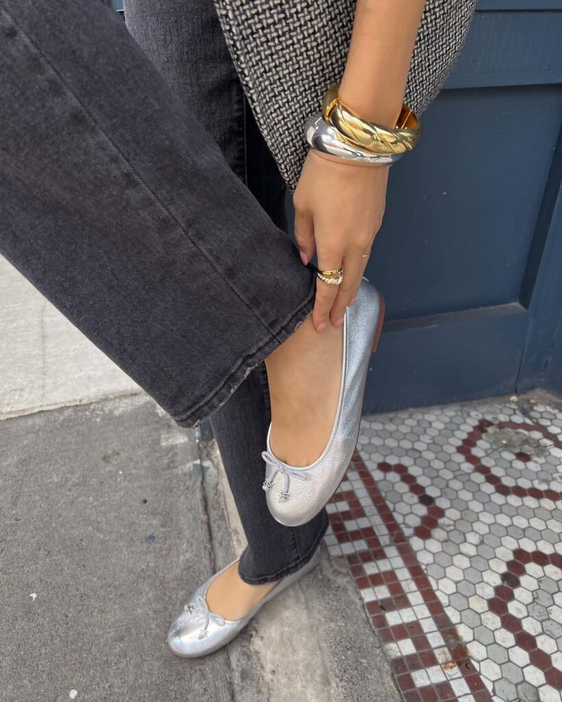 5 Reasons Why Metallic Flats Are The Fashion Staple