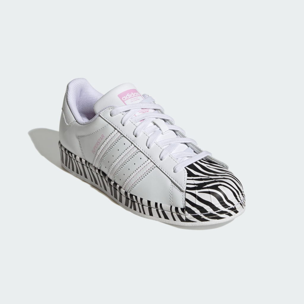 Adidas Superstar zebra print