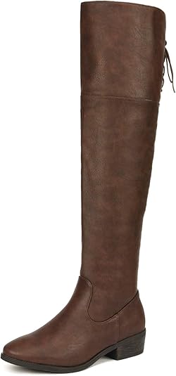 Brown riding boots