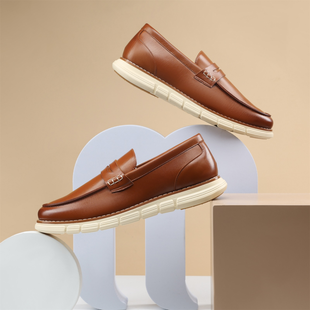 Bruno Marc PU Leather Penny Loafers