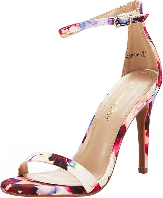 Floral stilletto heels