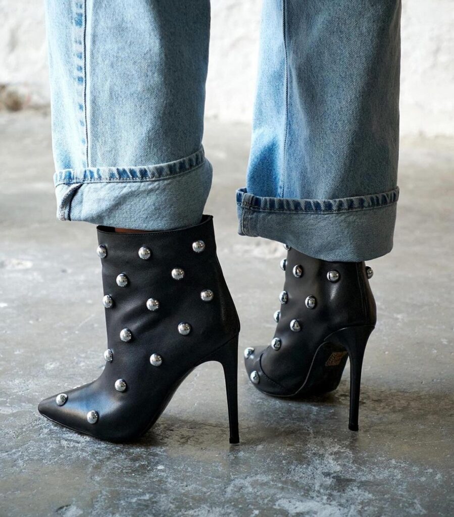 High heel ankle boots