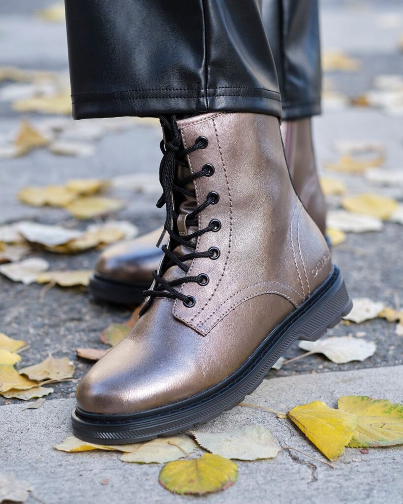 Lace up ankle boots