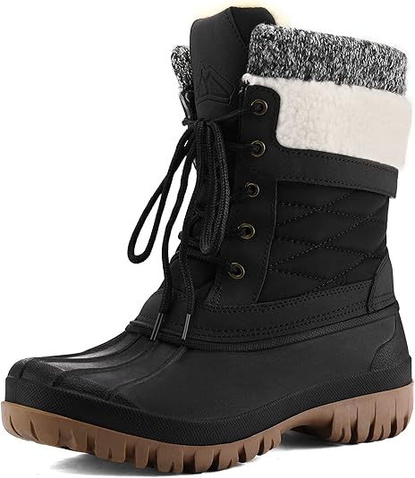 Mid calf winter boots