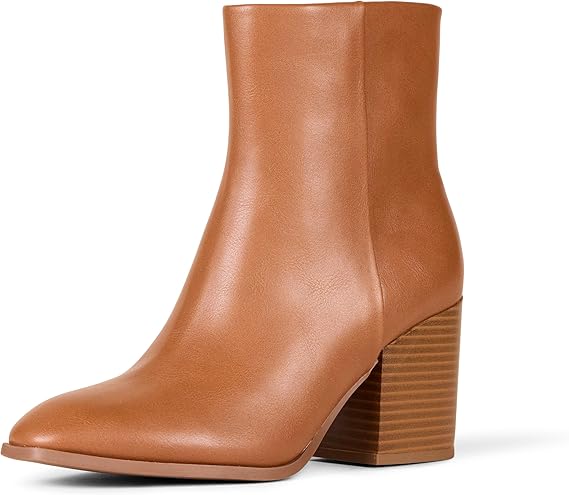 Tan ankle boots