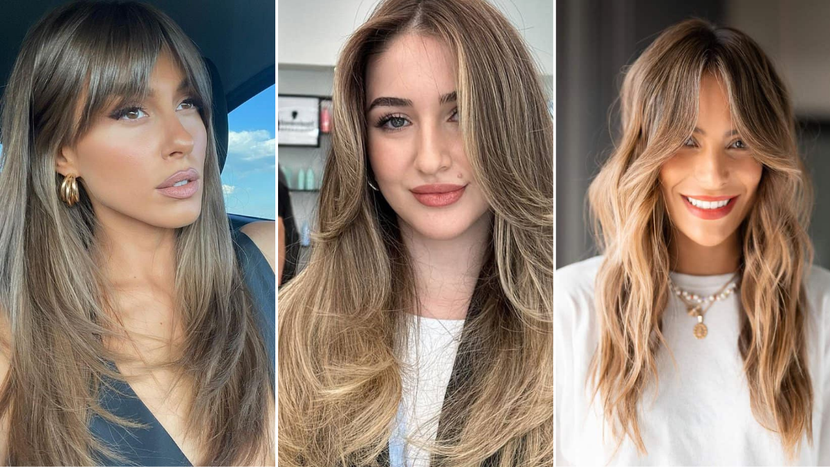 17 Flattering Curtain Fringe Styles to Transform Your Long Hair