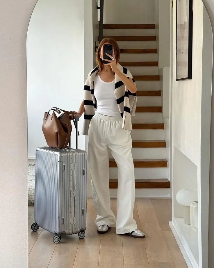 Chic at 30,000 Feet: 9 Airport Outfits That'll Have You Flying High