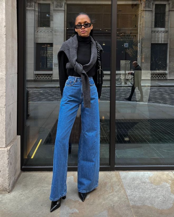 9 Wide-Leg Jeans Looks That Will Have Everyone Asking, 'Where Did You Get That?'