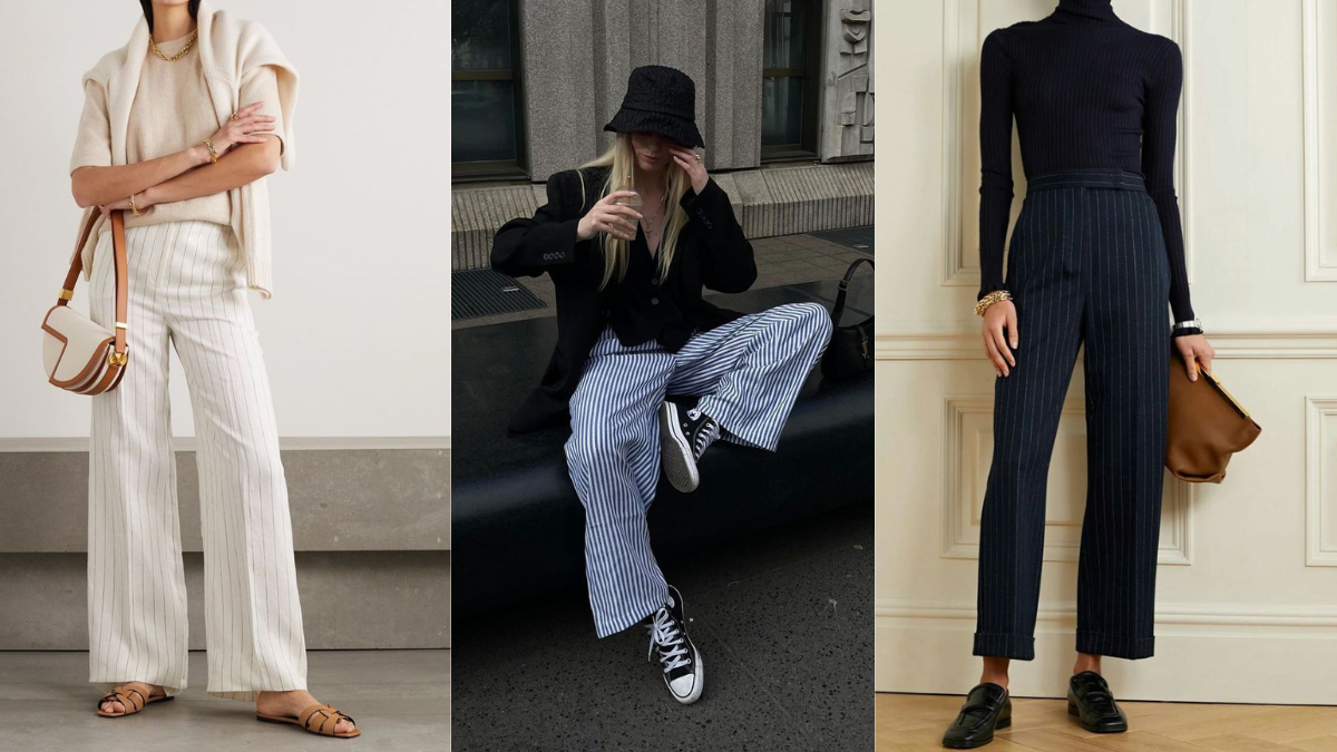 7 Must-Have Wardrobe Items to Style Effortlessly with Striped Pants, According to a Stylist