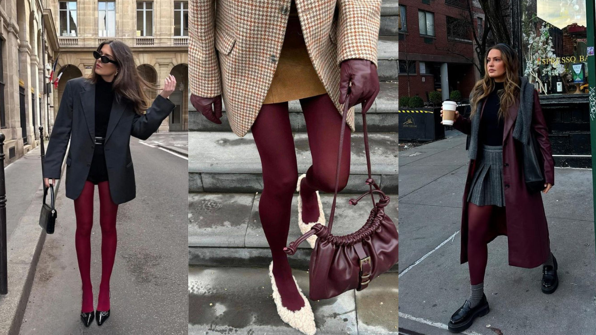 8 Trendy and Timeless Shoe Options to Wear with Burgundy Tights This Holiday Season