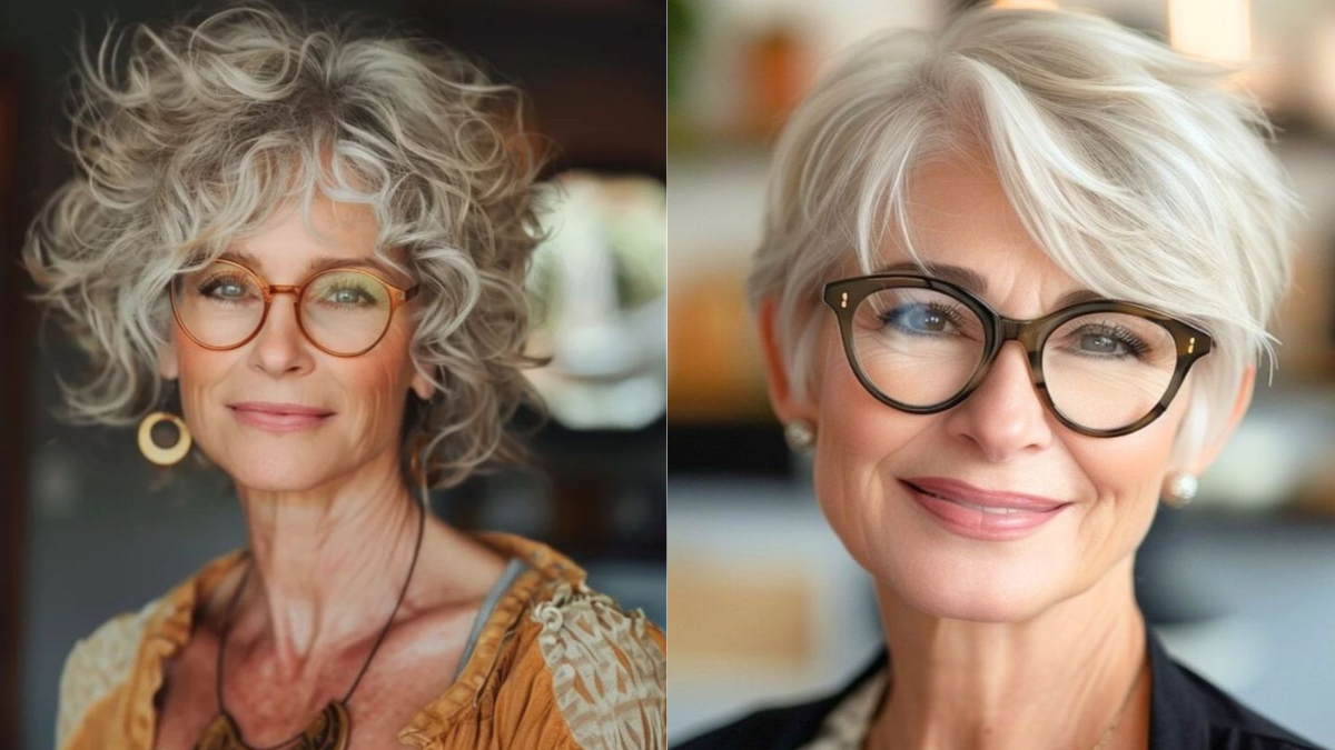 9 Gorgeous Haircuts for Women Over 70 Who Wear Glasses