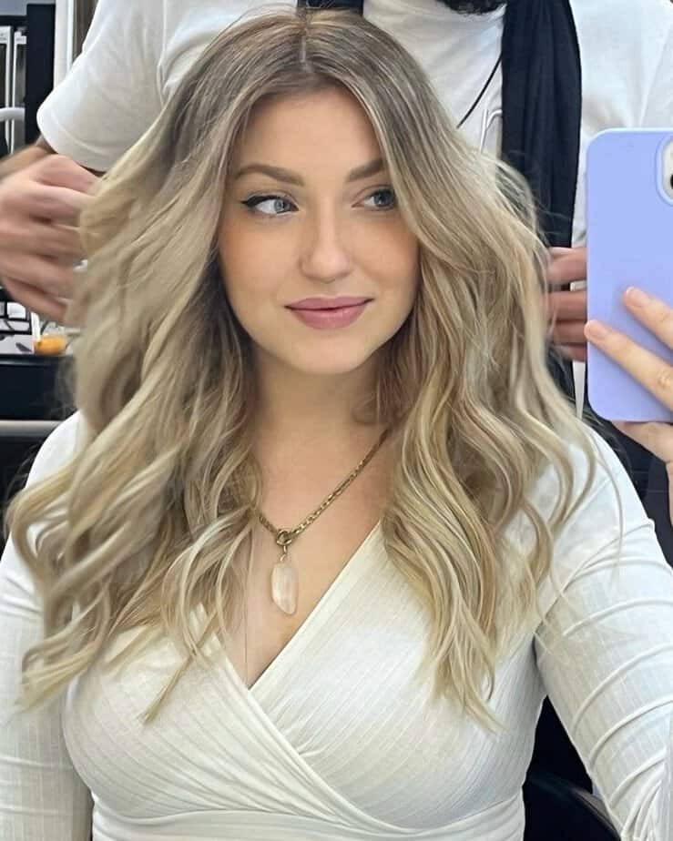 A touch of ash blonde