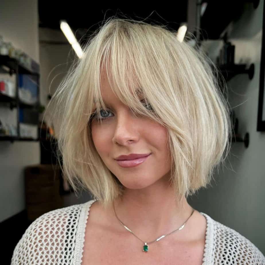 Blonde bob