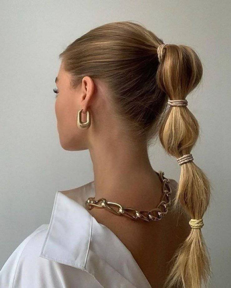 Bubble ponytail