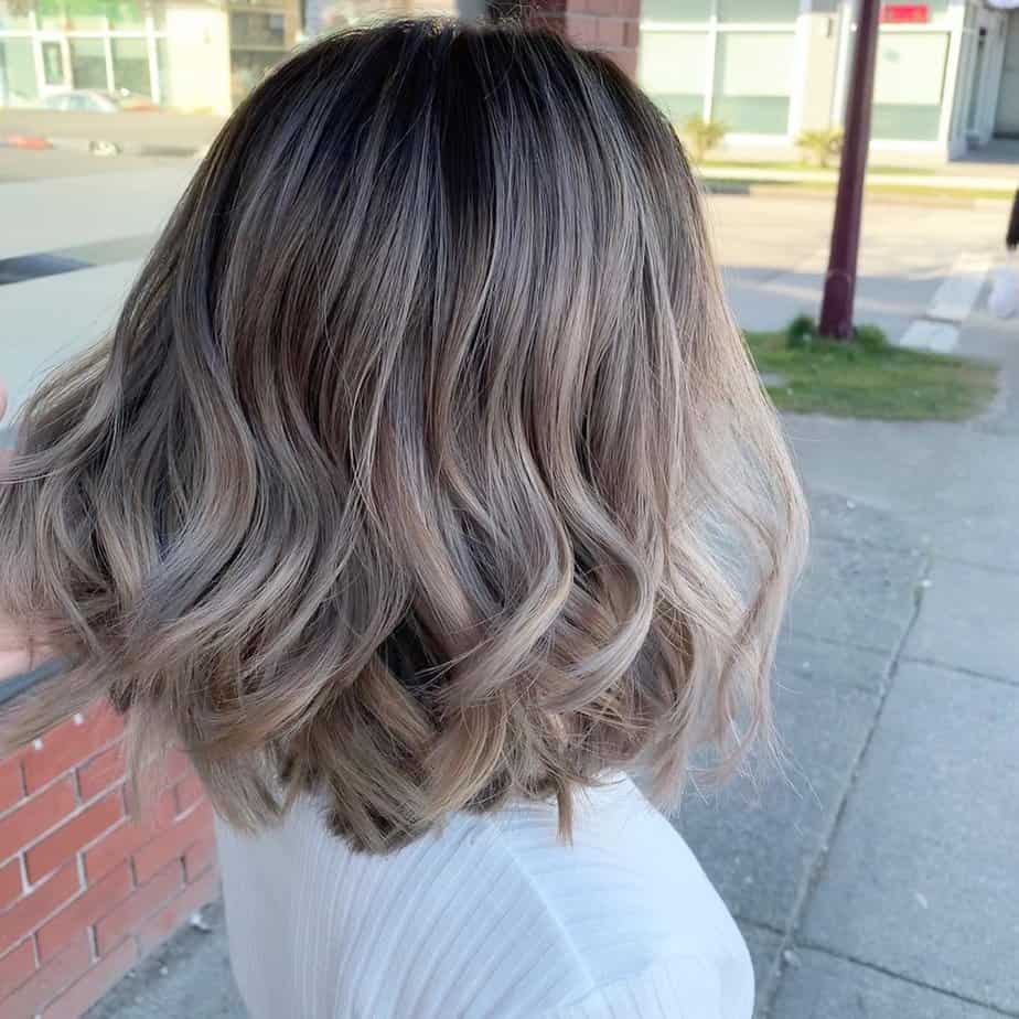 Dark ash blonde hair