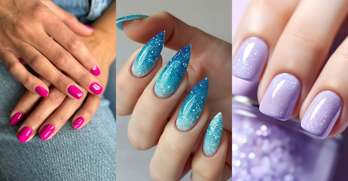 From Fuchsia to Frosty Pink, 10 Colorful Nail Ideas That'll Stand Out in the Snow