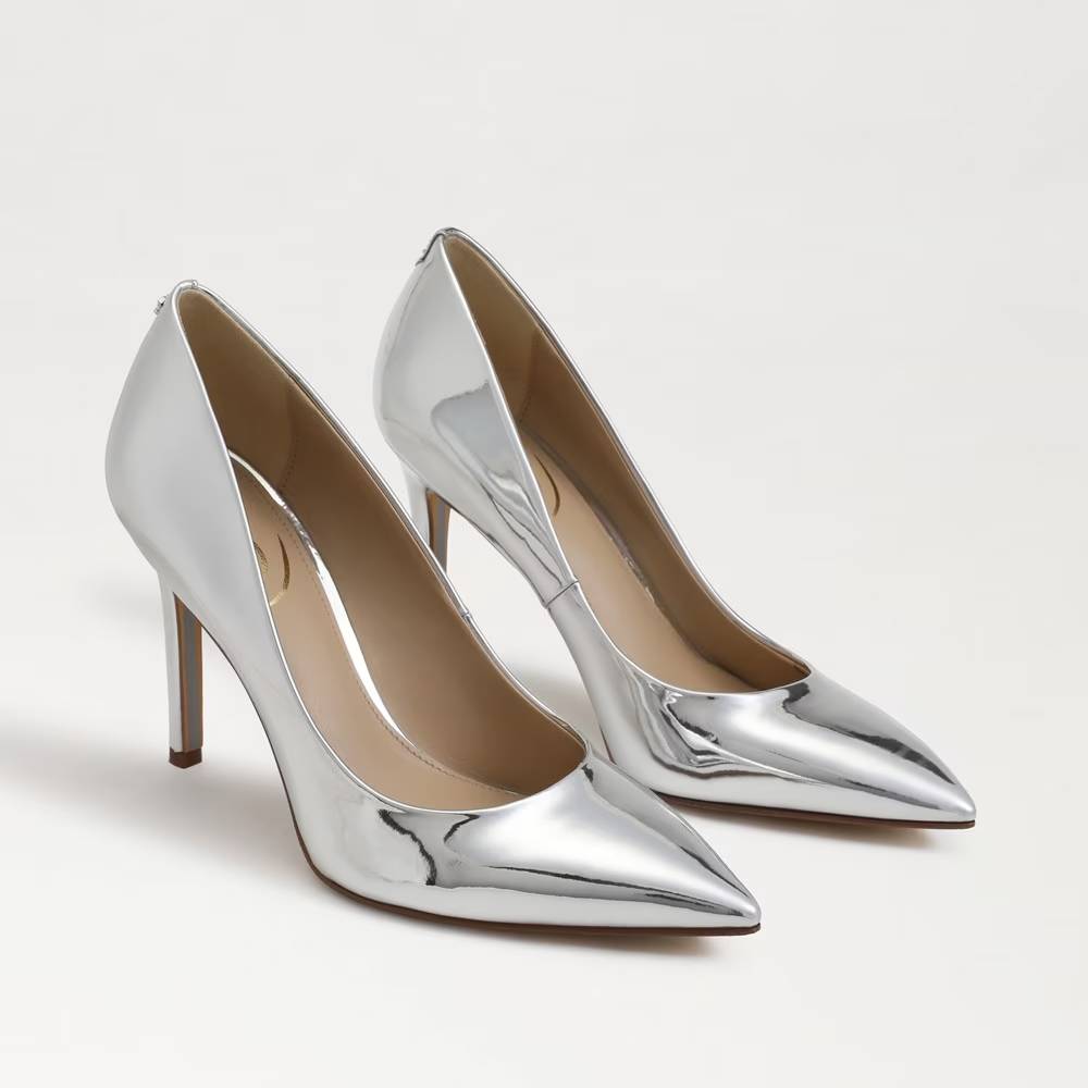 Metallic Finish Heels