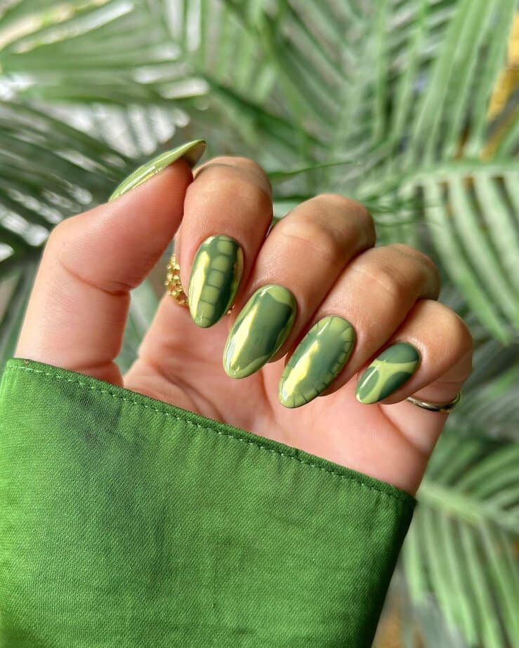 Olive green chrome