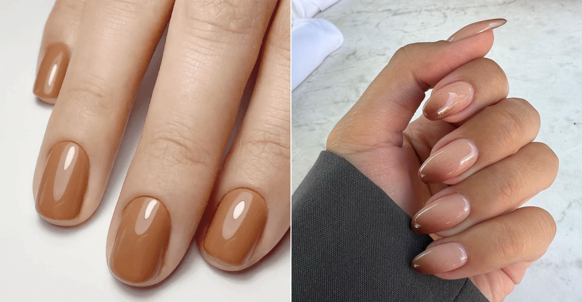 Pantone’s Mocha Mousse Inspires Stunning Brown Nail Trends