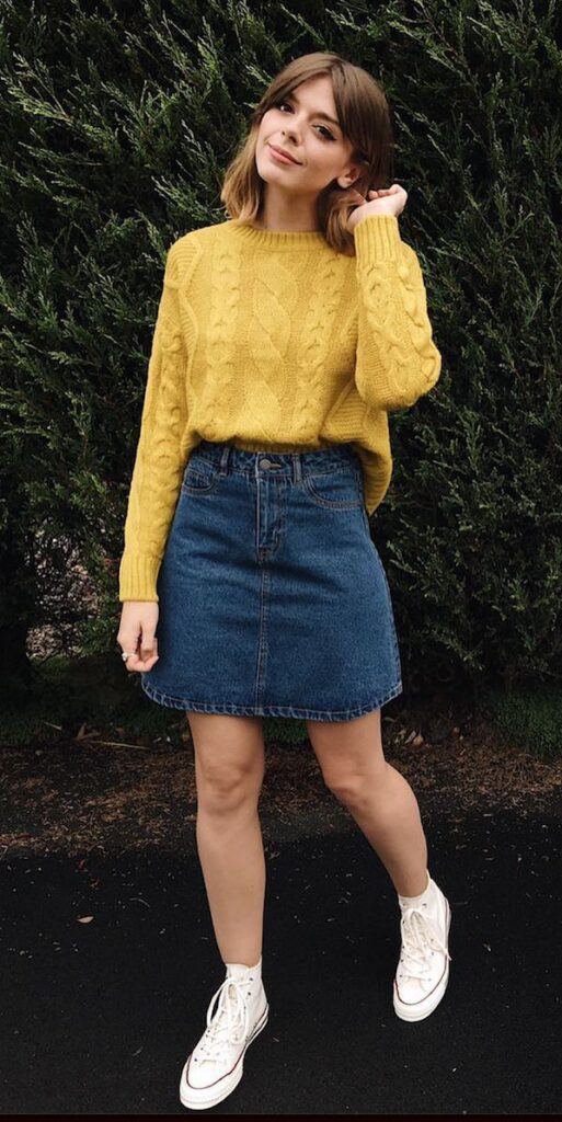 Winter Yellow Outfits Made Perfect with the Right Shoes