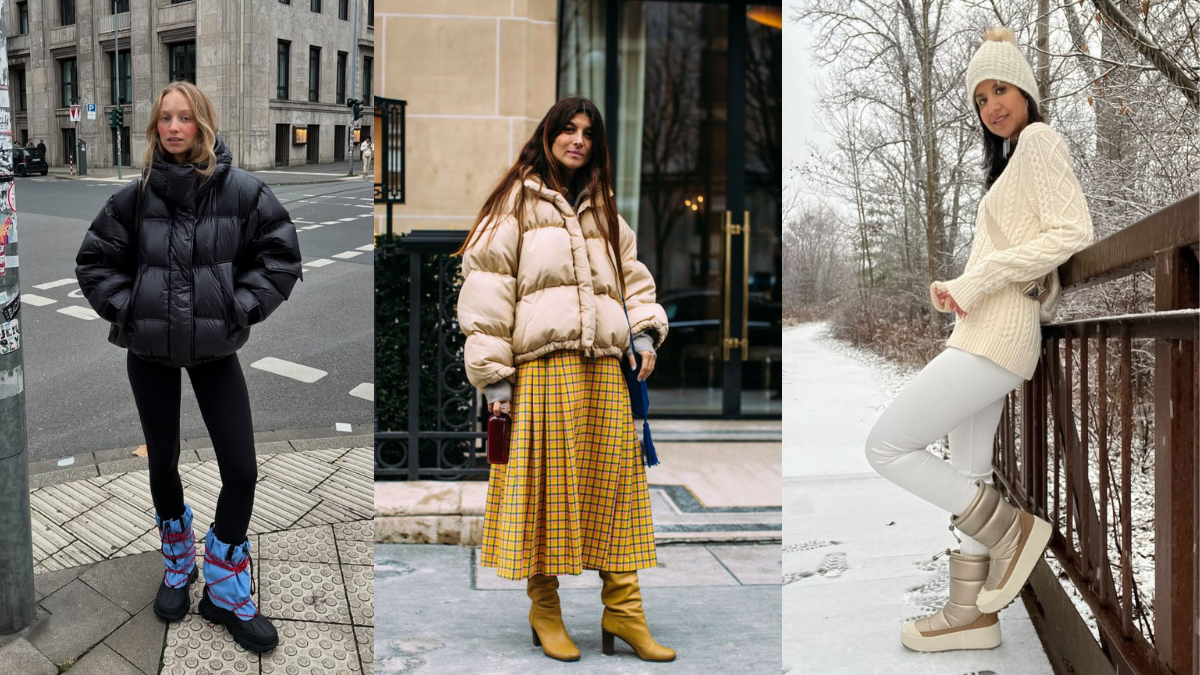 Puffer Boots Are Taking Over Winter Style in the Coolest Way