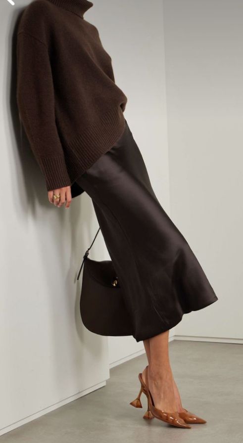 Satin Skirt Sophistication