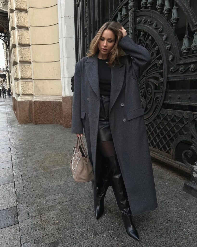 Women’s Guide to Ideal Oversized Coat and Boot Combos This Winter